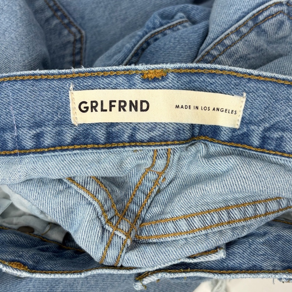 Grlfrnd Liya Low Rise Boyfriend Distressed Jeans - Picture 5 of 9